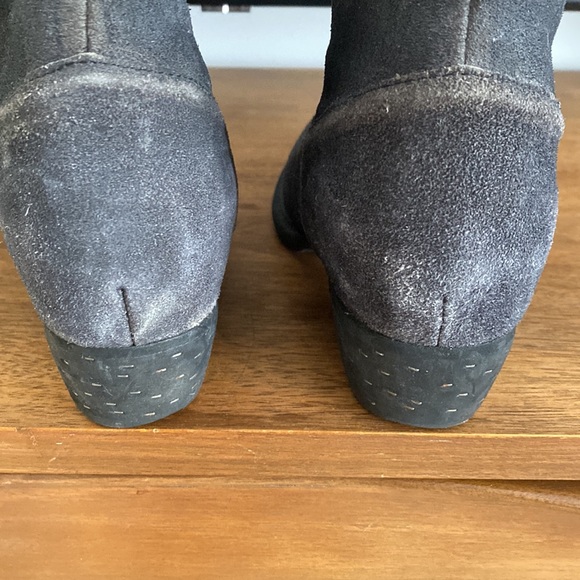 Diesel authentic leather short cowboy boots - Picture 5 of 5